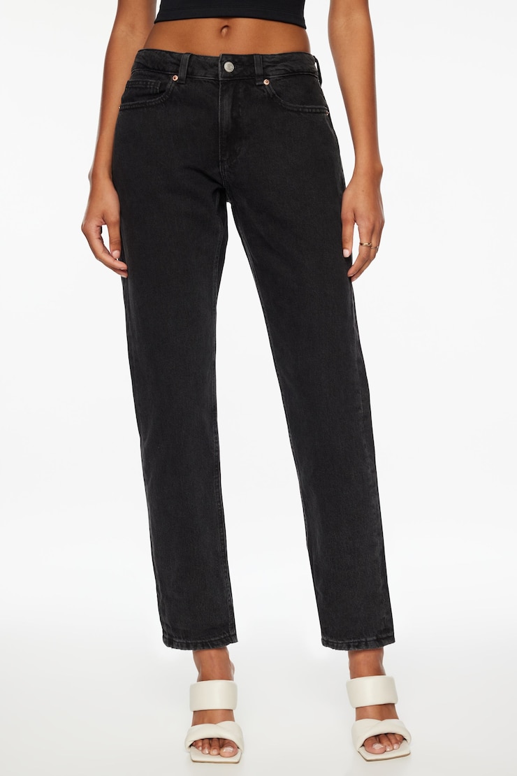 Devyn Low-Rise Boyfriend Jeans Night Fall Black large