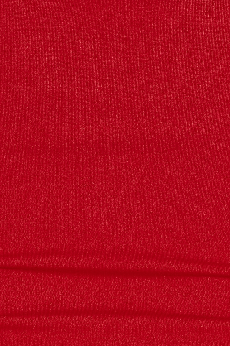 Sleek Underbust Crossback Cami Top, Scarlet Flame Red, large