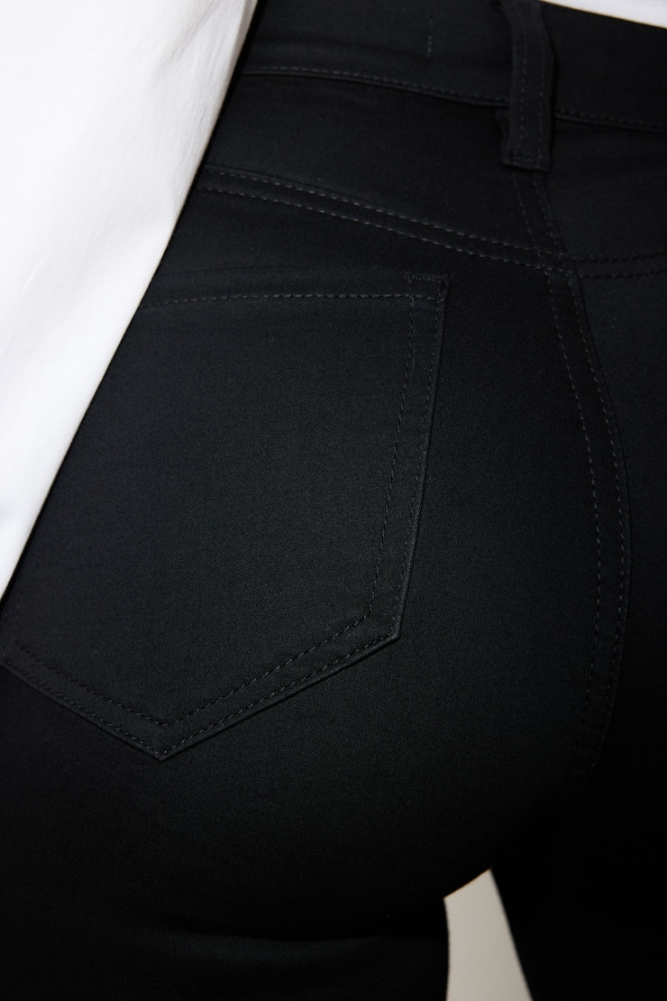 Kate High Waist Skinny Jeans Jet Black large