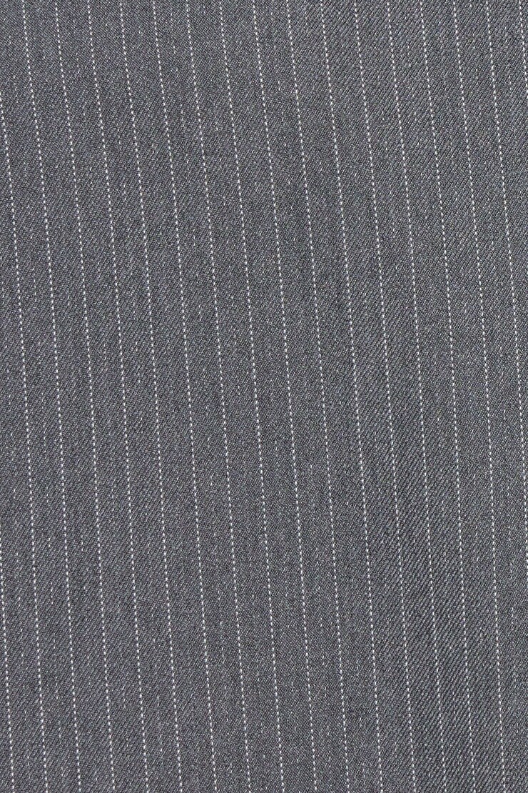 Pinstripe Blazer, Grey Melange Pinstripe, large