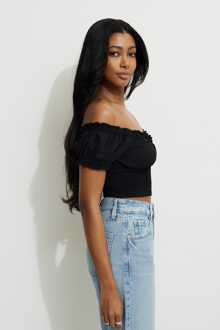 Delphine Smocked Top