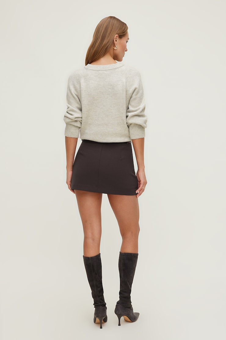 Rory Oversized Sweater Atmosphere Melange Beige large