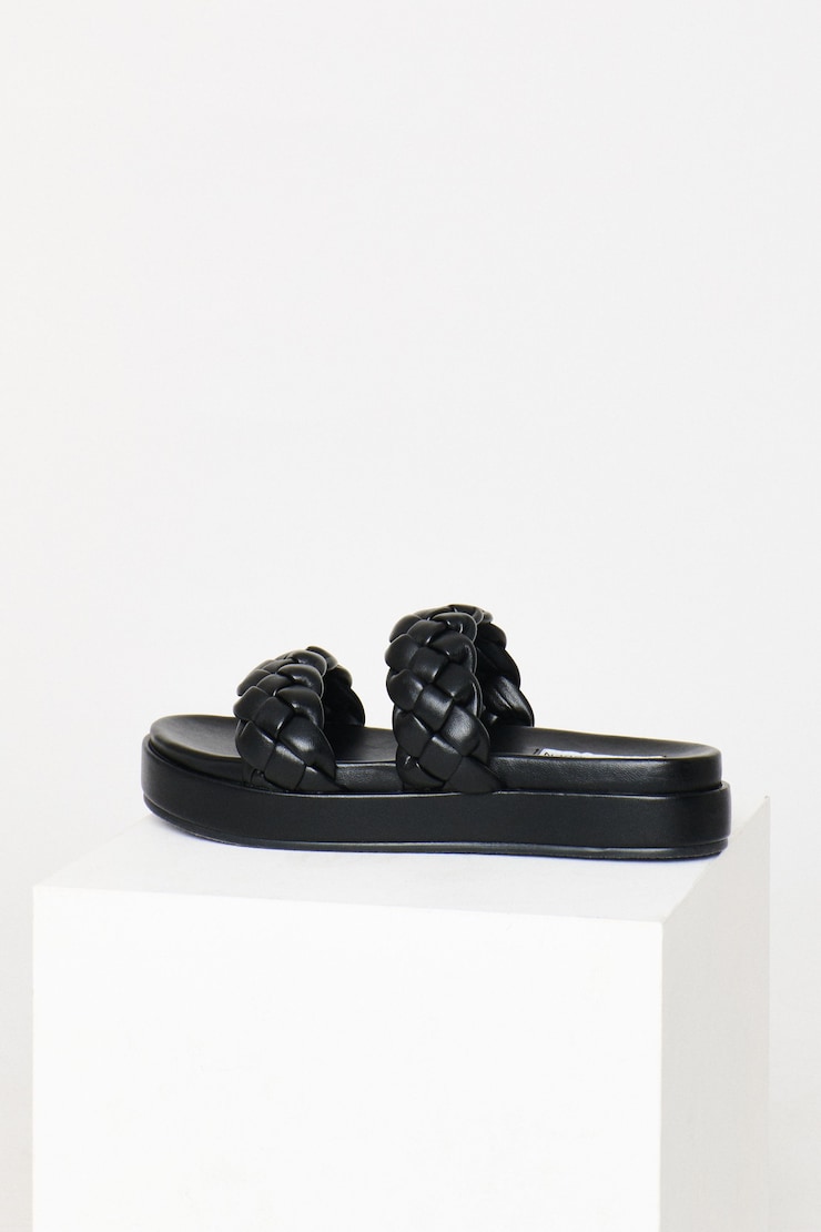 STEVE MADDEN Paty Sandal , Jet Black, large