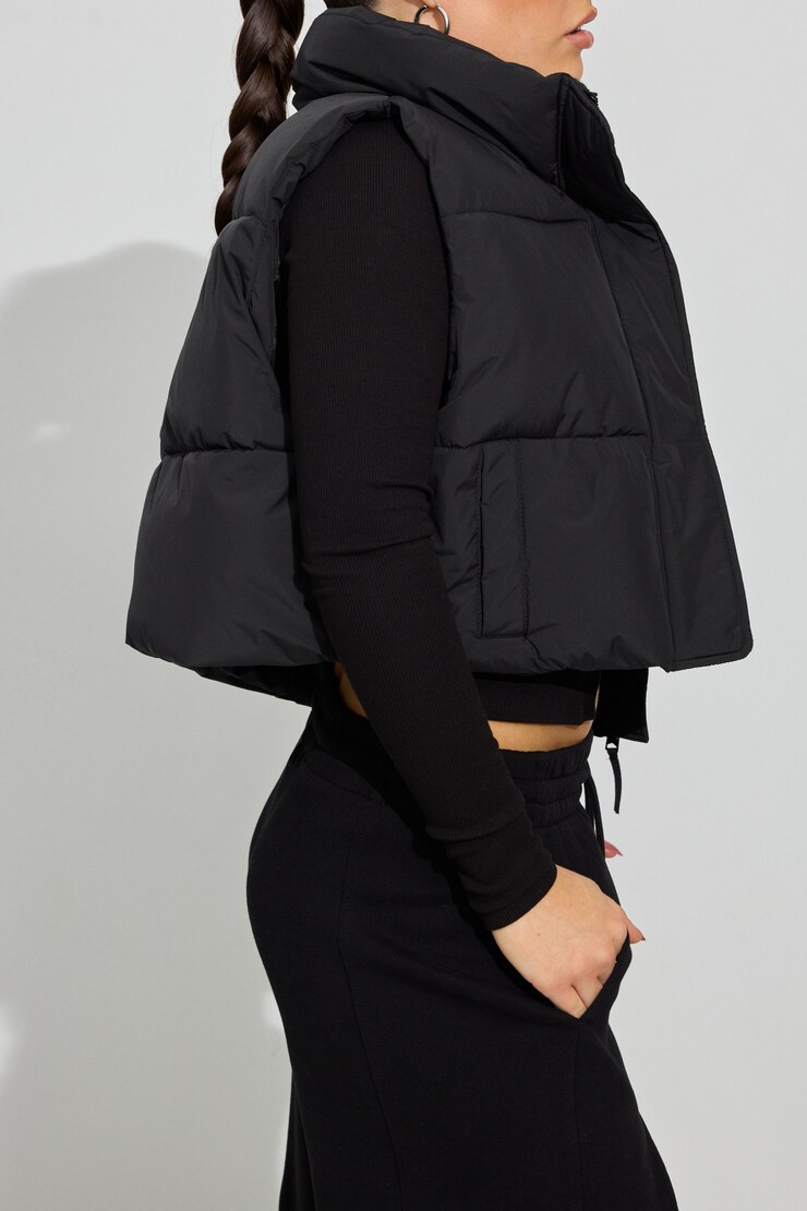 Mini Puff Vest 2.0, Jet Black, large