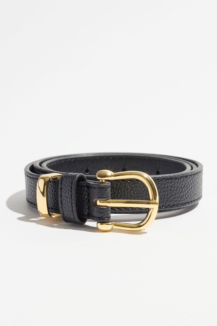 Mini Classic Belt Black/Gold large
