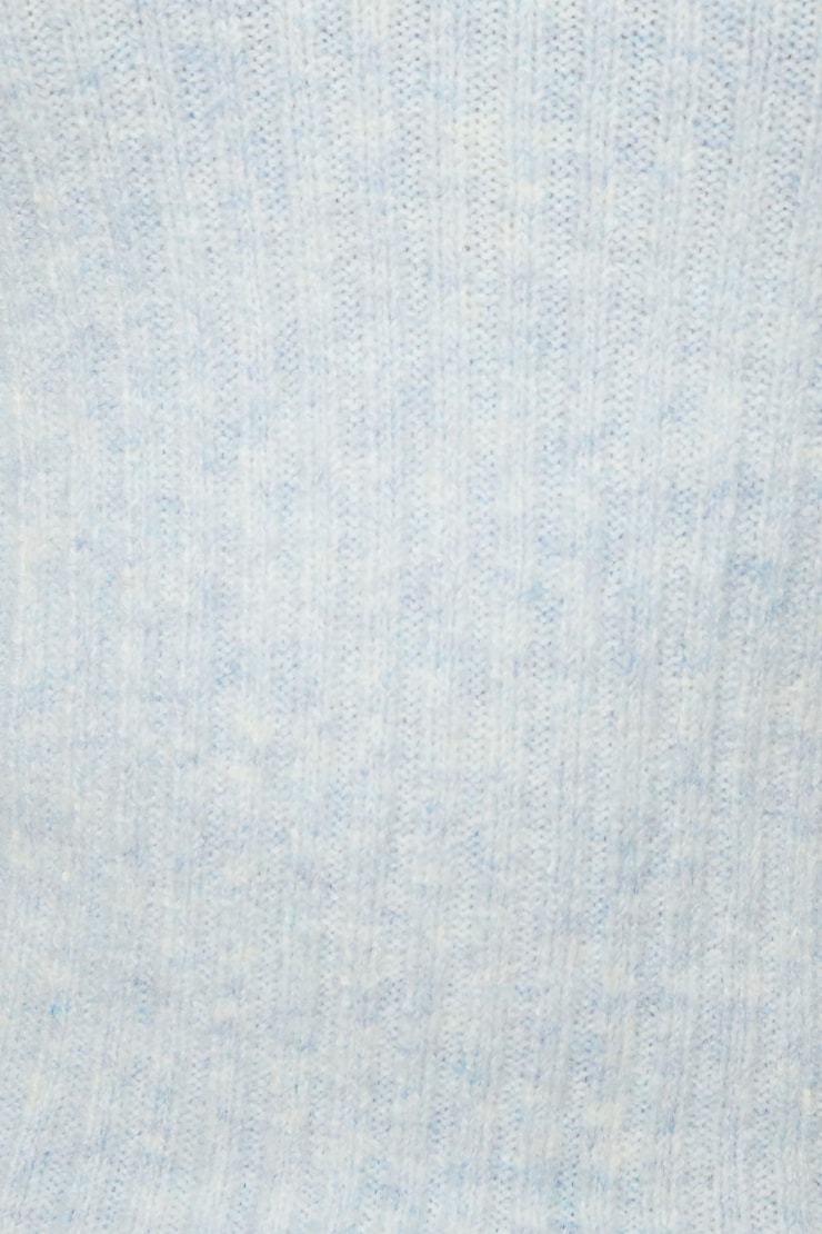 Heavenlyarn™ Laura Off Shoulder Sweater Blue Monday Mix large