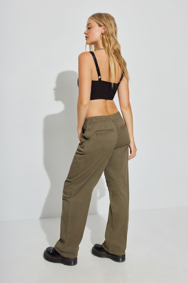 Mason Parachute Pant, Army Green, large