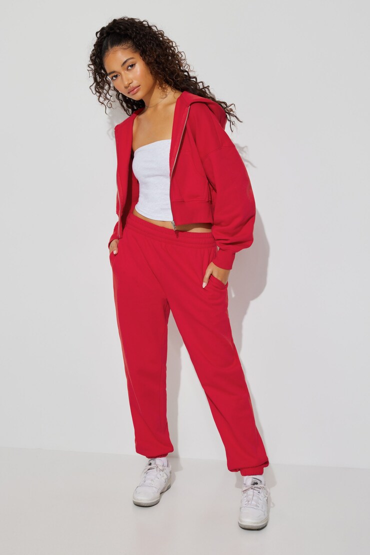 90s Jogger, Goji Berry Red, large