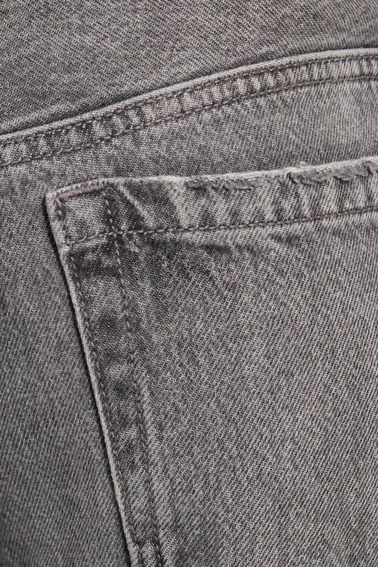 Low Rise Baggy Jeans, Ash Grey, large