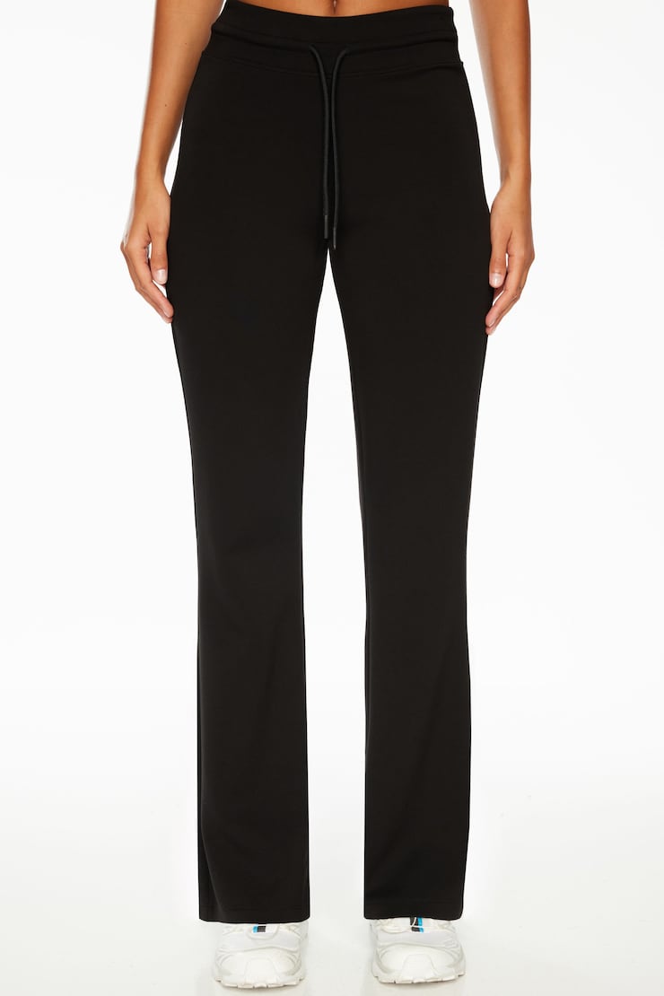 Anywear Scuba Flared Jogger Pants Jet Black  large