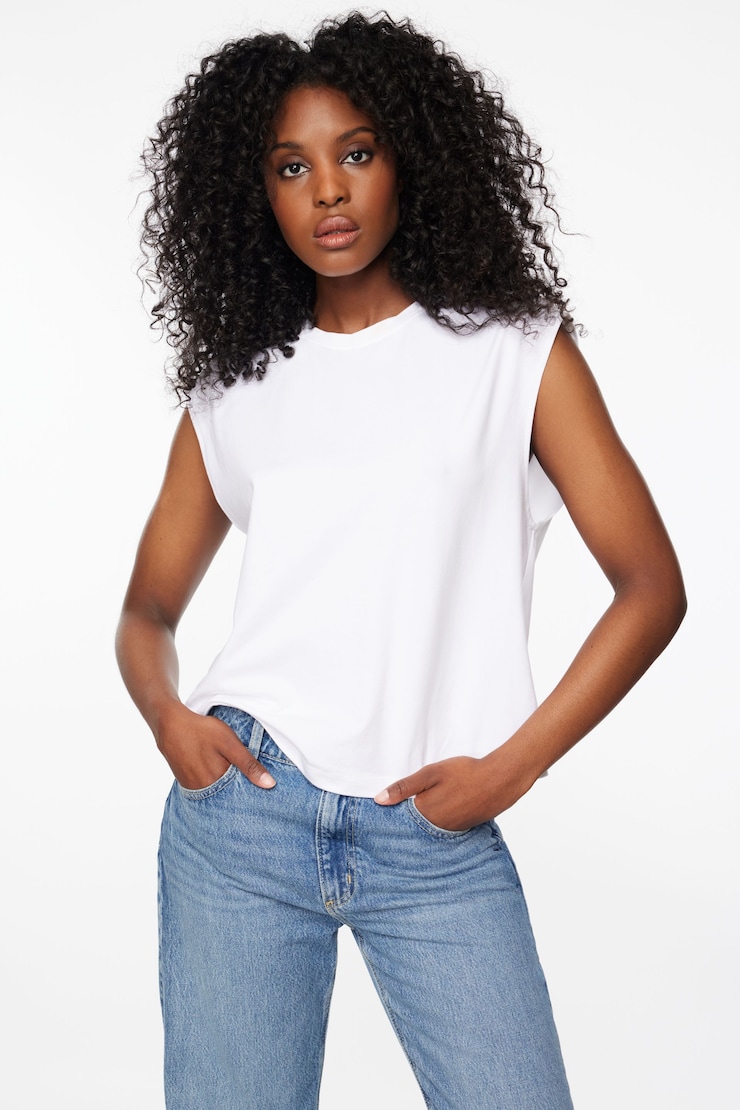 Muscle Tank Top  Bright White large