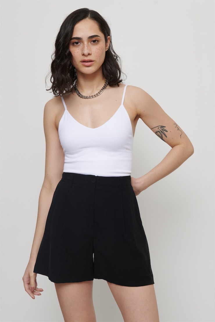 Whitney High-Rise Bermuda Short Jet Black large