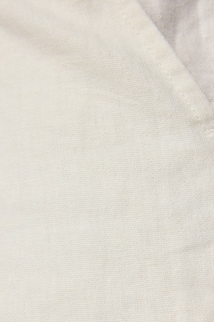 Clean Linen Mini Shorts, Snow White, large