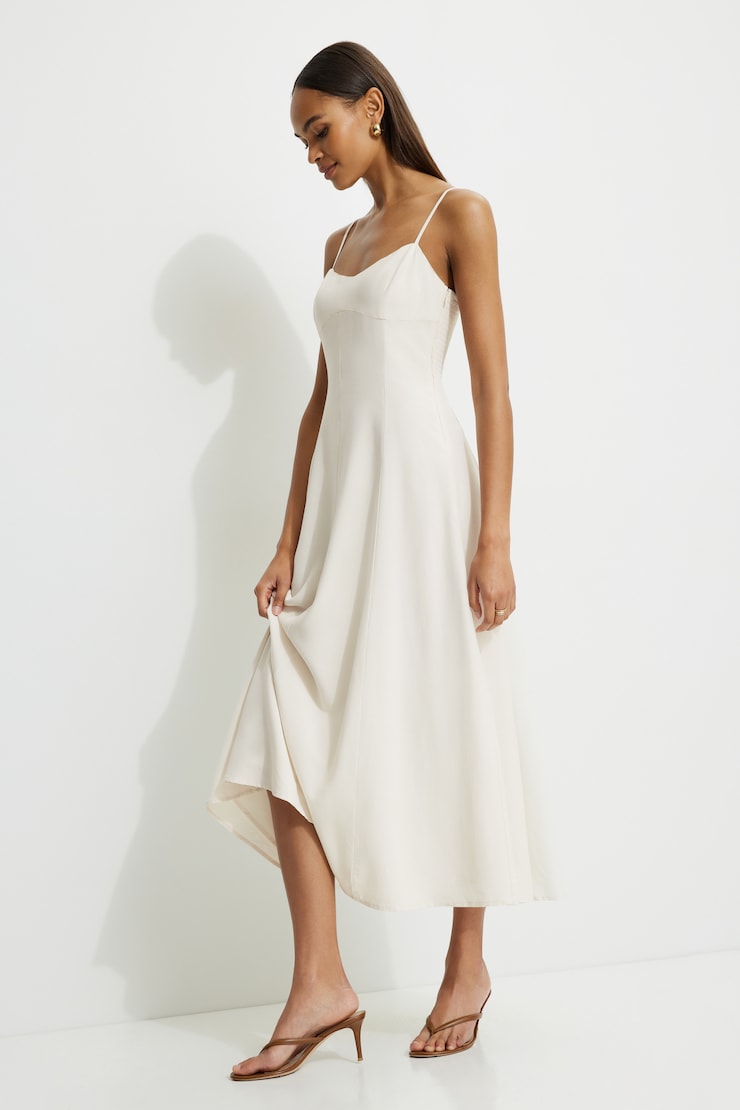 Belle Sweetheart Maxi Dress Sea Salt large
