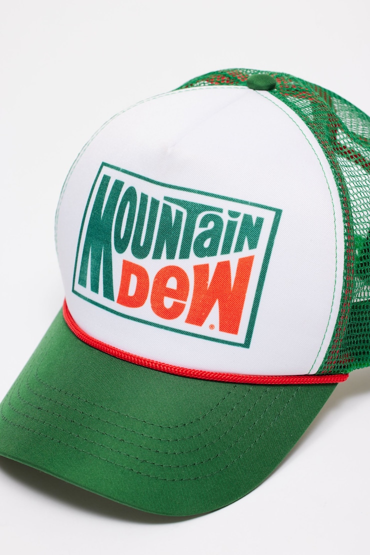 Logo Trucker Hat, Mountain Dew, large