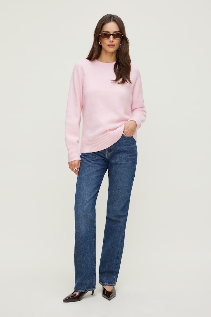 Rory Oversized Sweater Parfait Pink large