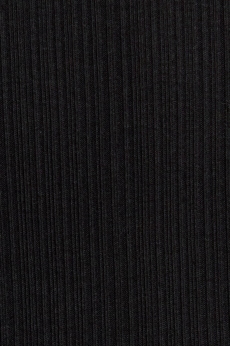 Long Sleeve Boatneck Top, Jet Black, large