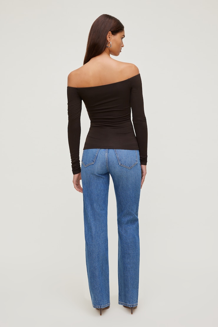 Off Shoulder Long Sleeve Top