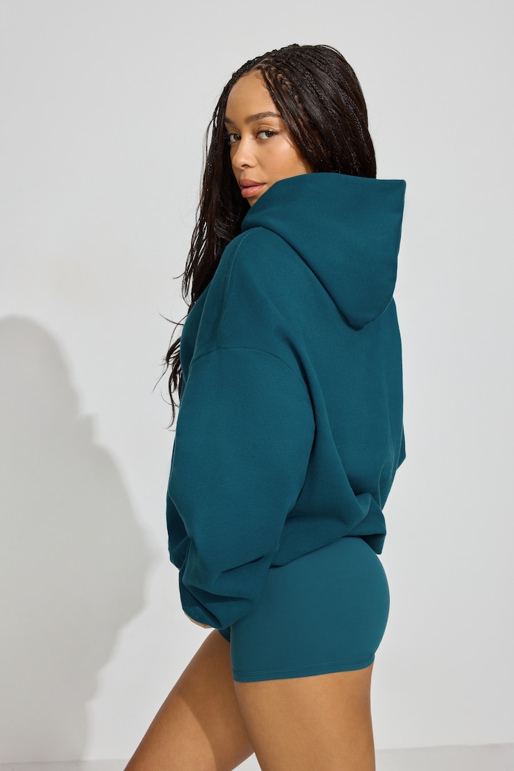 UltraFleece Hoodie, Teal Tease, large