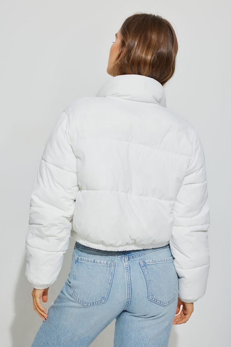 Mini Puff Jacket, Snow White, large