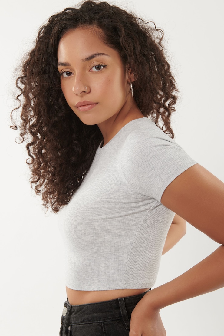 Stormi Tee, Spring Gray Mix, large