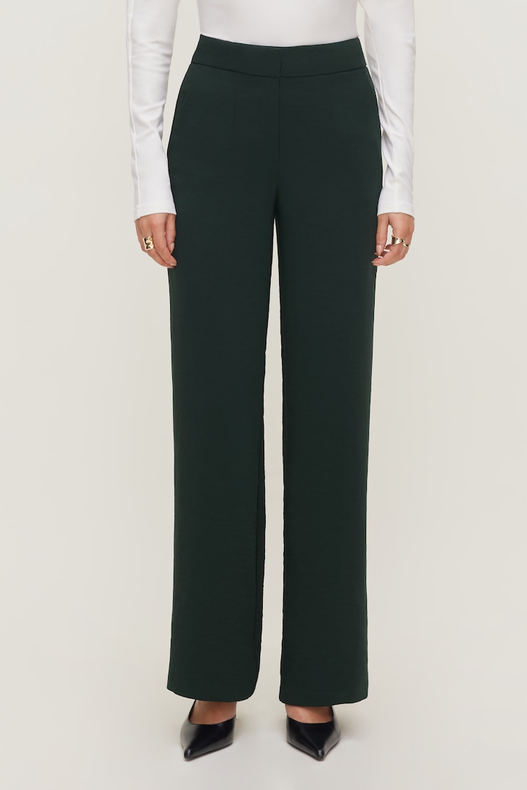Yasmin Airflow Straight Leg Pants Scarab Green large