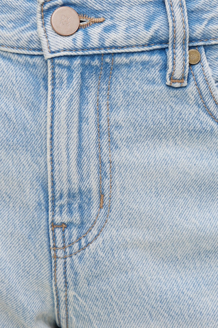 Short en denim décontracté à taille mi-haute James