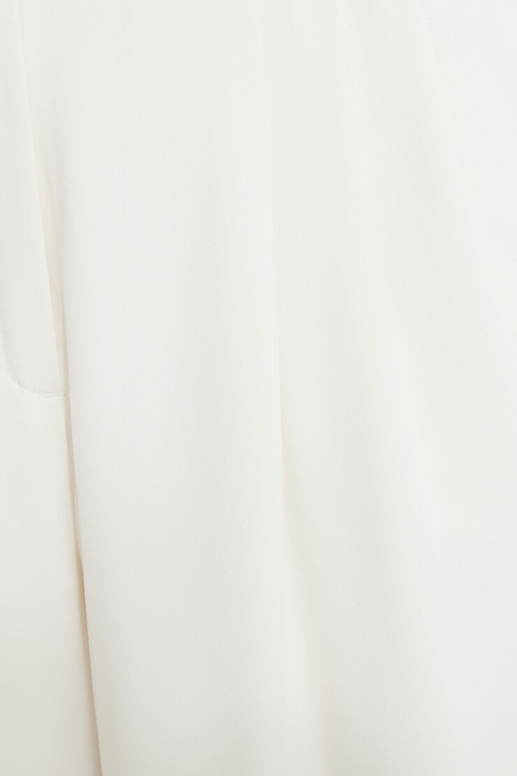 Fluid Wide Leg Pants Polished Pearl large