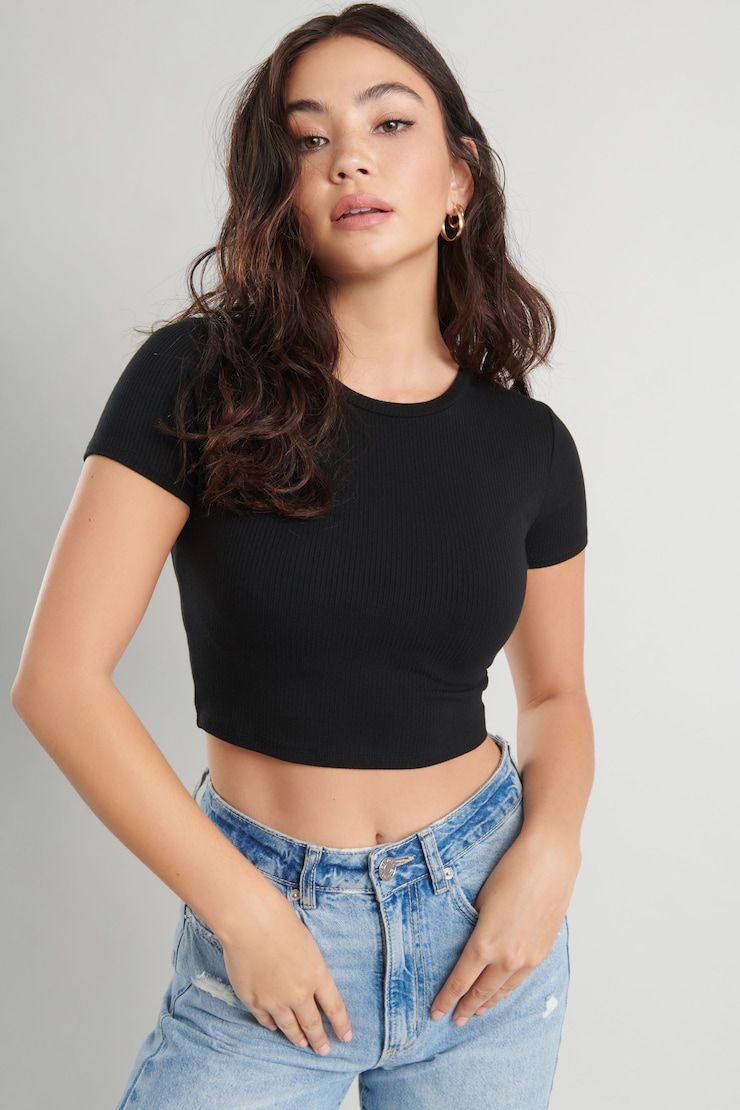 Stormi Tee, Jet Black, large