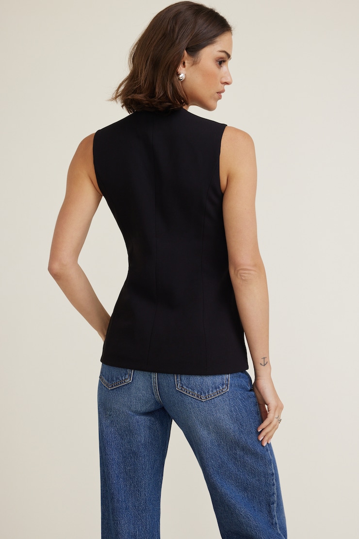 Longue veste ouverte