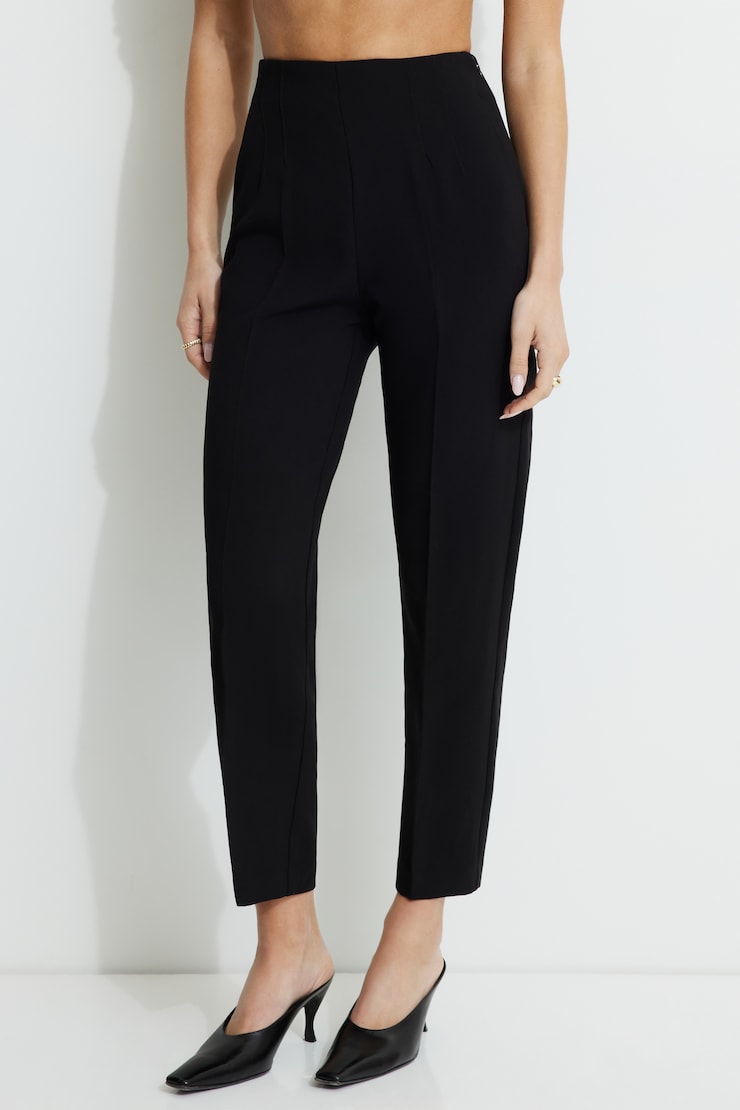 Kendall Slim Side Zip Pants Jet Black large