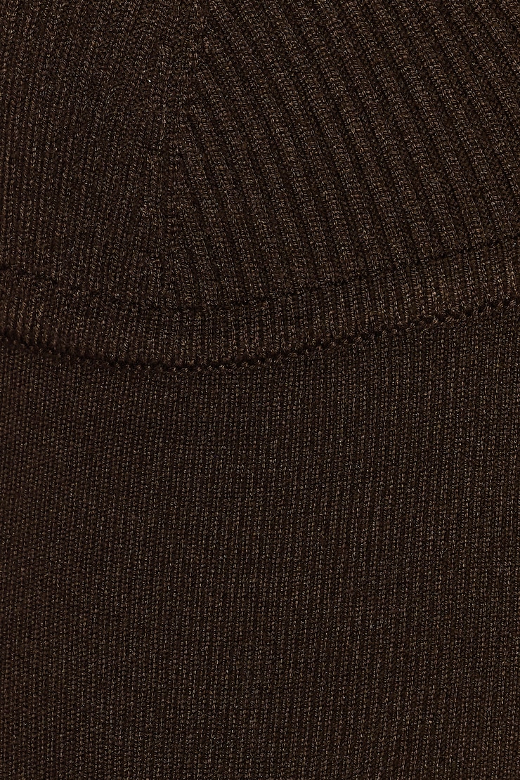 Combo Stitch Halter Top, Armadillo brown, large