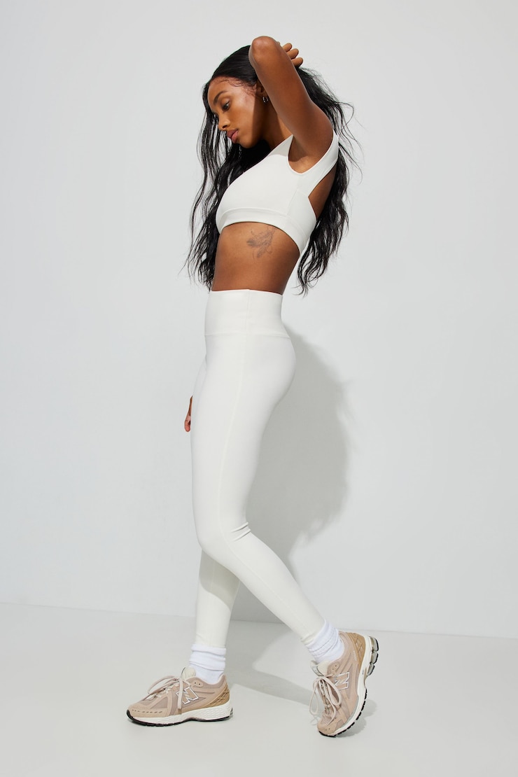 Legging épuré, Tofu blanc cassé, large