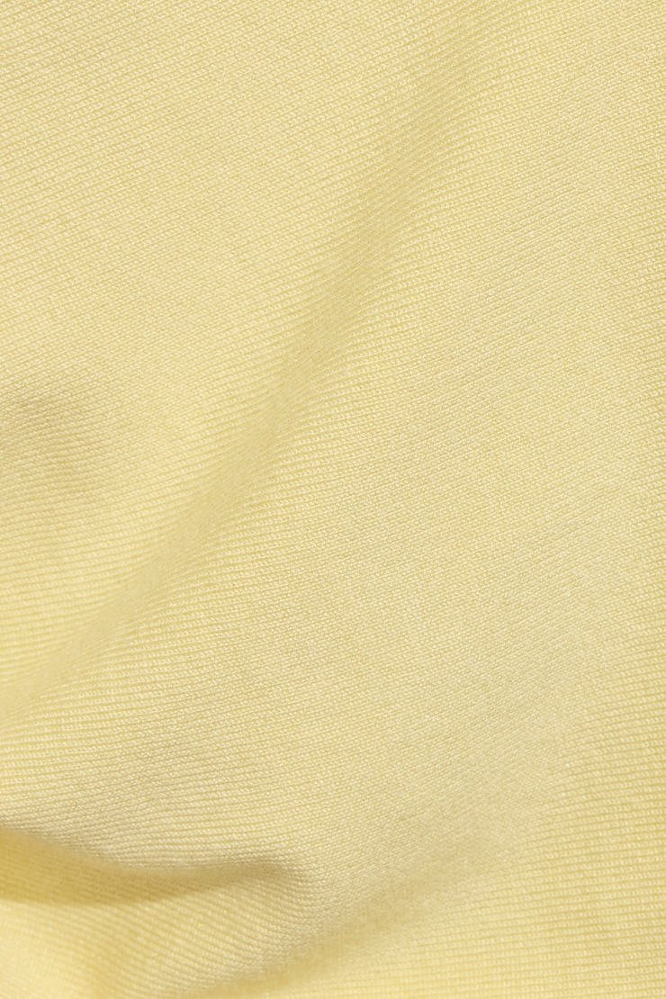 Romi Asymmetric Cinched Waist Sweater , Anise Flower Yellow, large