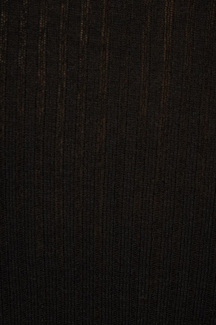 Long Sleeve Crew Neck Sweater Jet Black large