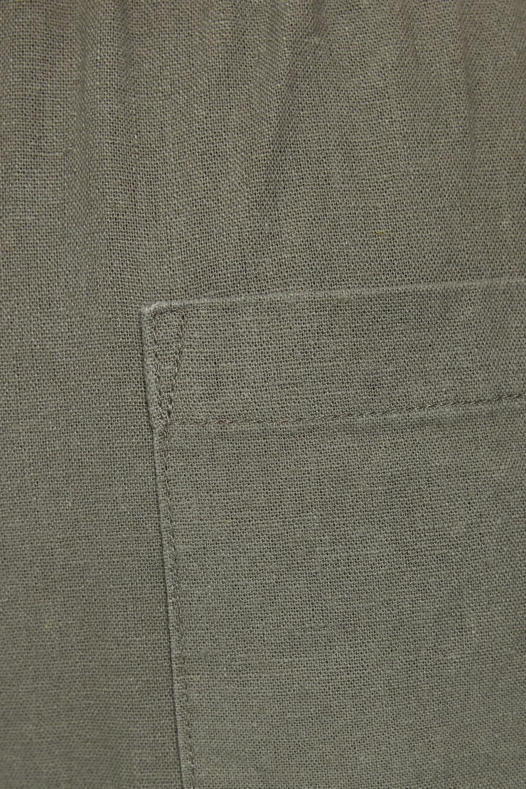 SoftTerry Wide Leg Sweatpants, Spring Olive Khaki, large