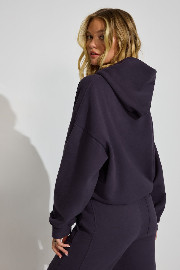 UltraFleece Hoodie, Perky Plum Purple, large