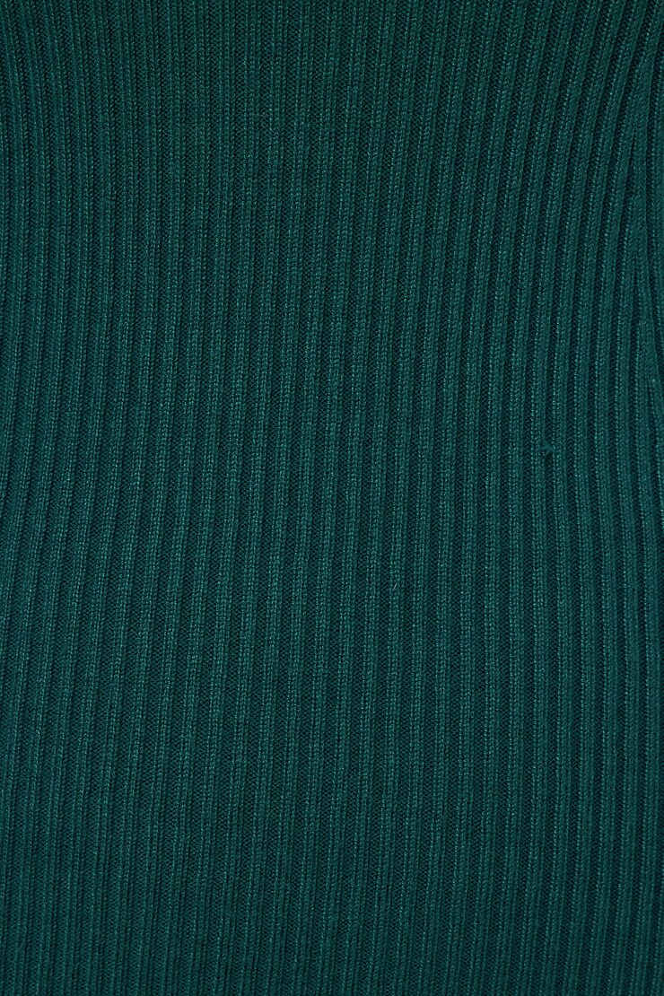 Ribbed Mini Sweater Polo Dress Ponderosa Pine large