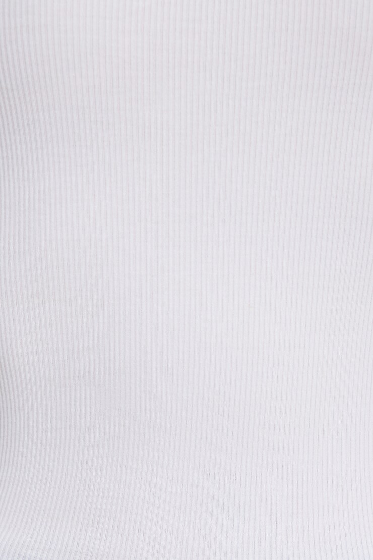 Pia Ribbed Tank Top Bright White large