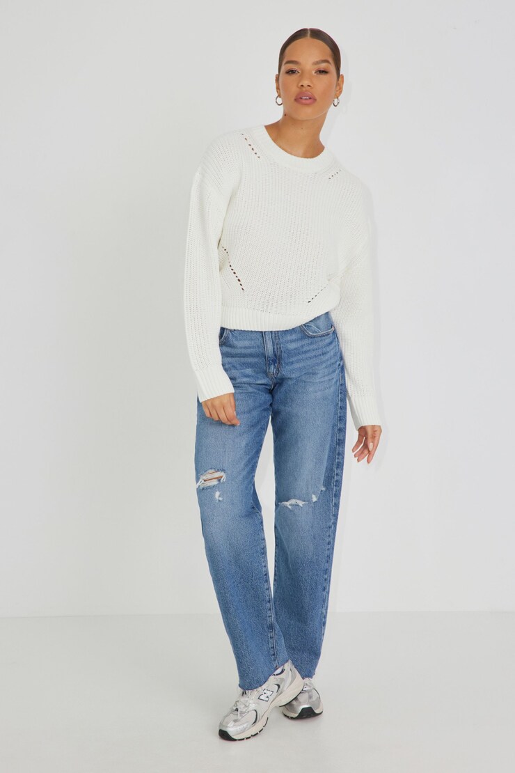 Charlotte Super Soft Sweater, Snow White, large