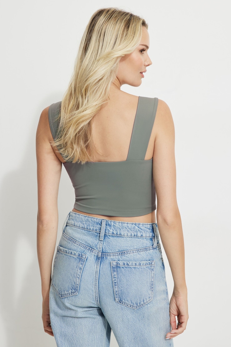 Lota Sculpt Tank Top Green fog large