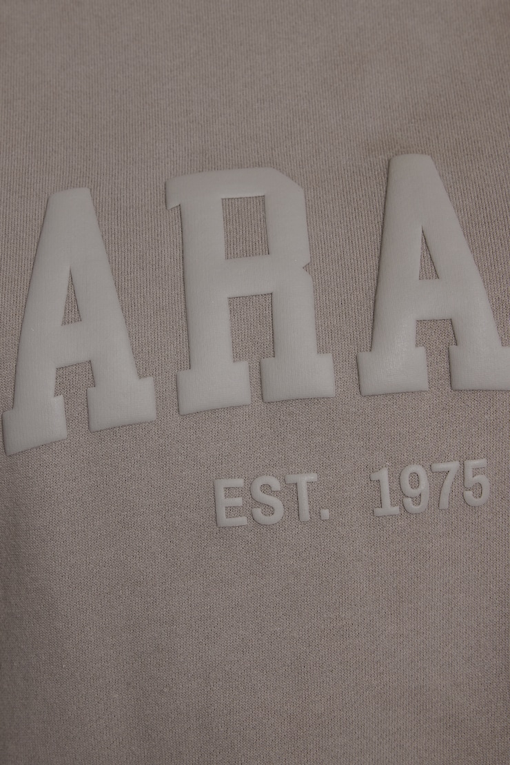 UltraFleece Hoodie, Satellite Beige with "GARAGE" Logo, large