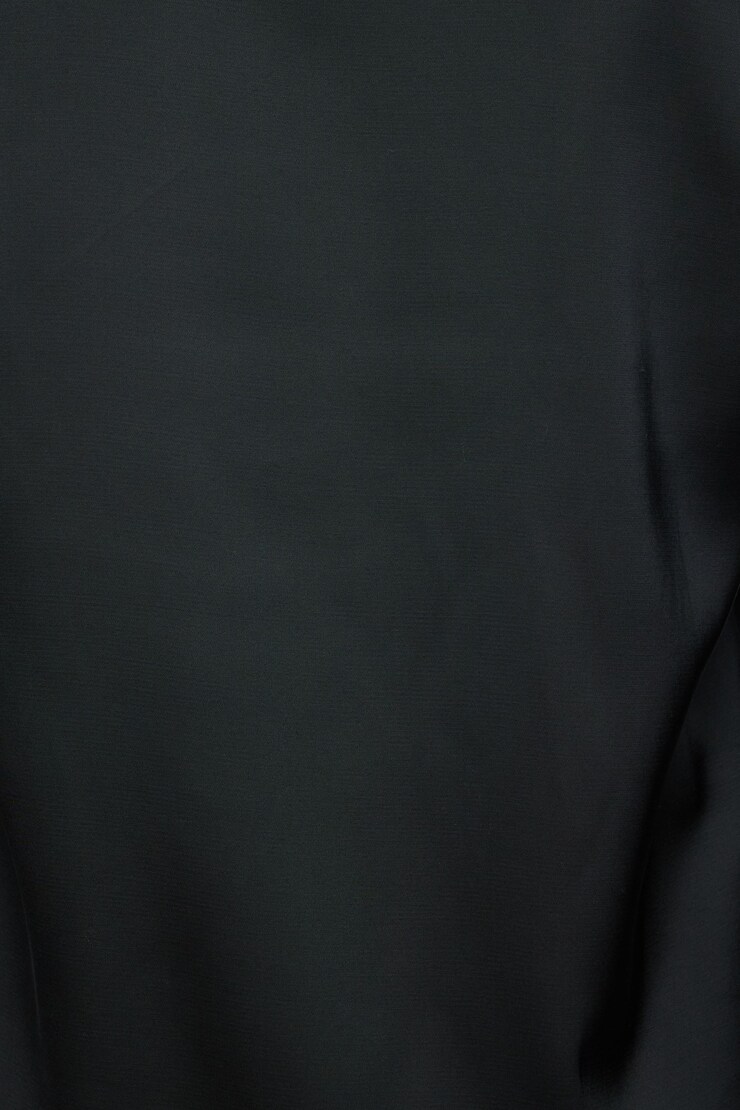 Matisse Slim Satin Button Up Shirt Jet Black large