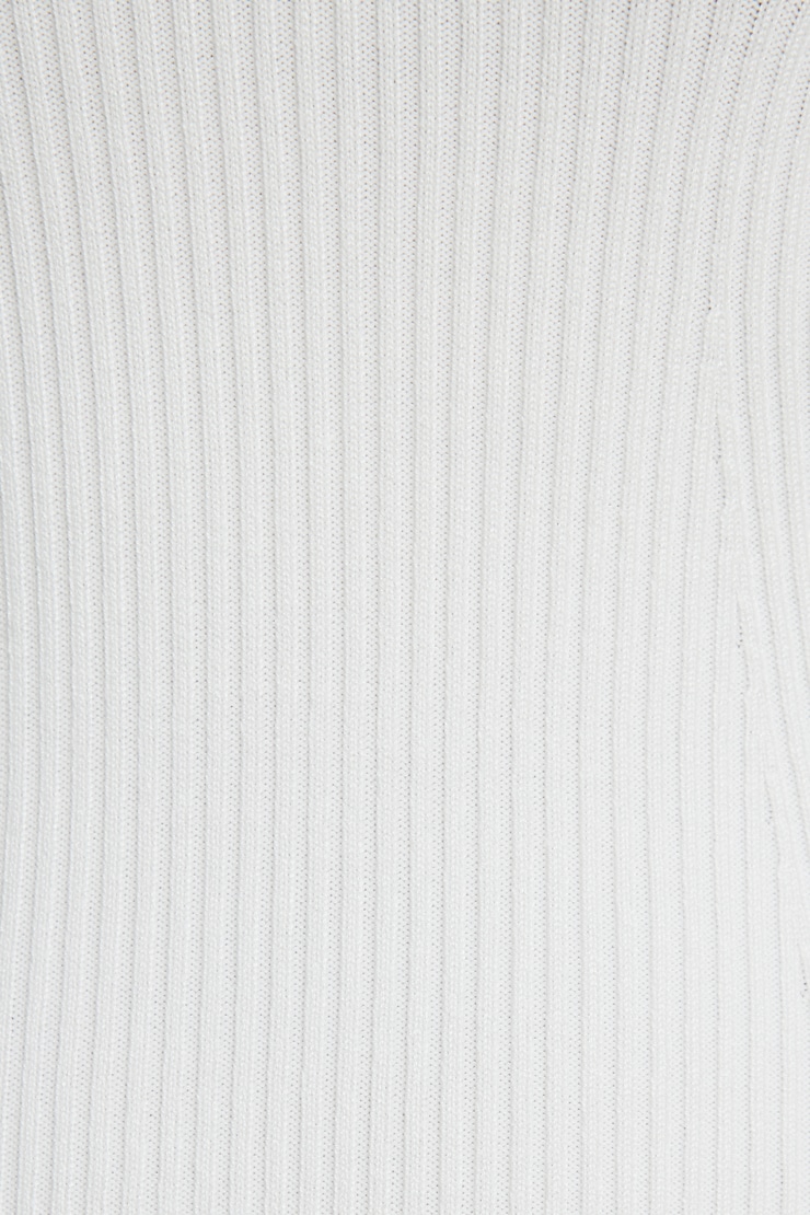 Minirobe polo en tricot côtelé