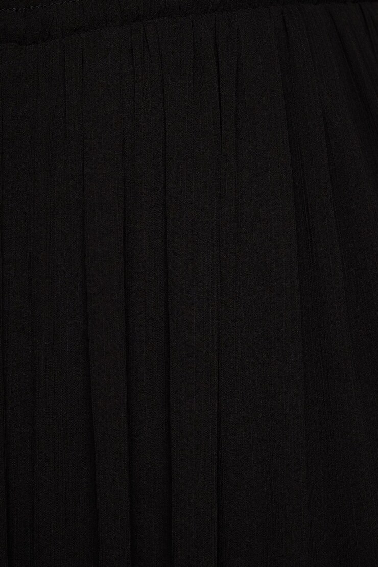 Halter Pleated Jumpsuit Jet Black  large