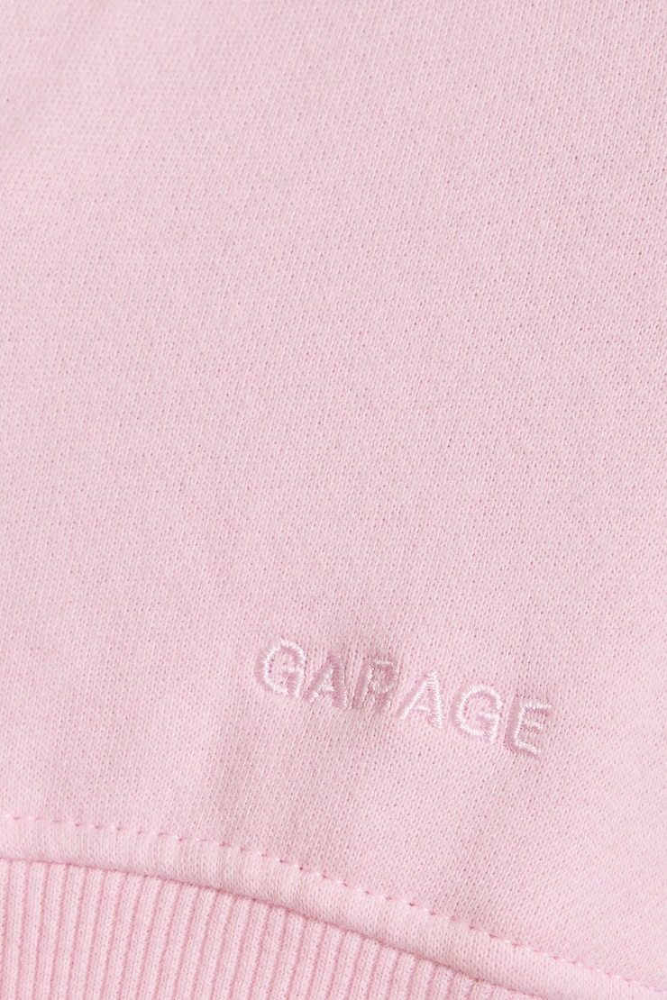 UltraFleece Hoodie, Light Pink with "Off Duty" Art, large