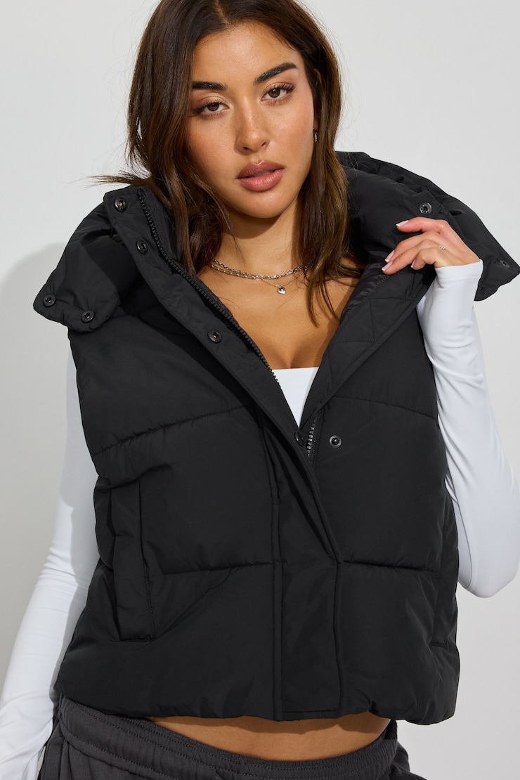 Perfect Puffer Vest Black | Garage