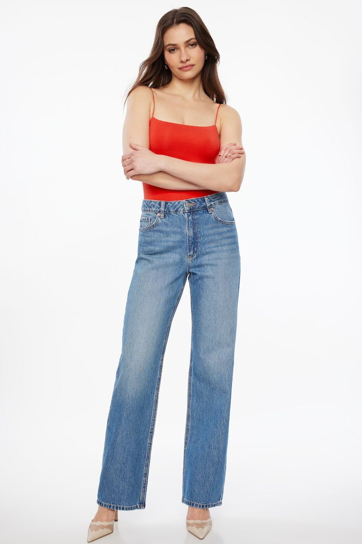 Ada Bungee Jersey Cami Summer Saffron Red large