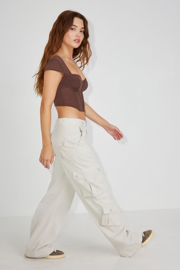 Marley Cargo Pant, Cement Grey, large