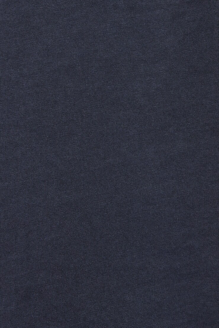 Oversized Henley Long Sleeve Top, Washed Mariana Blue, large